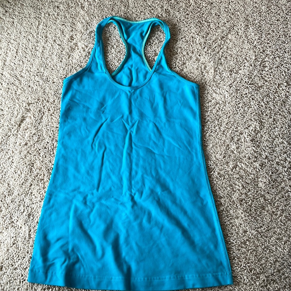 Teal lululemon cool racer back